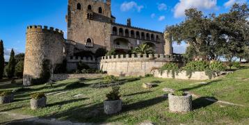 Ancient castle on a hill